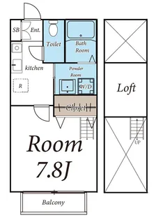 リヴェール武蔵野【2階】の間取り