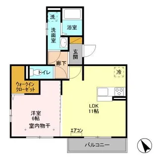 トリプルR【2階】の間取り