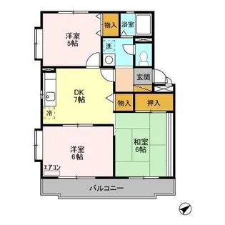 ドミトリー西船【2階】の間取り