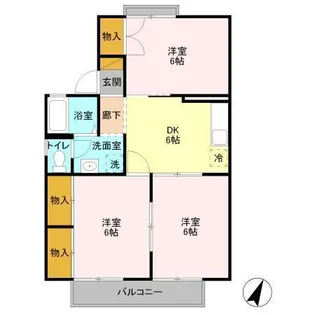 パールハイツ【2階】の間取り