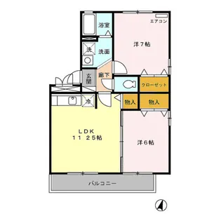 キャロルステージISHII【2階】の間取り