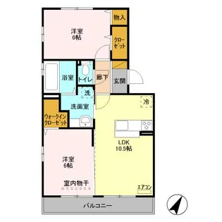 フェリーチェ B【3階】の間取り