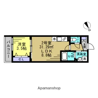 リラフォート津田沼【2階】の間取り