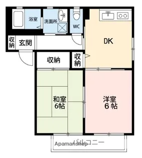 グランシード前原壱番館【1階】の間取り