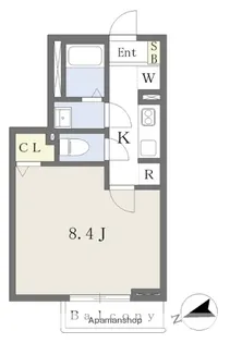 ZERDIA船橋【301号室】の間取り