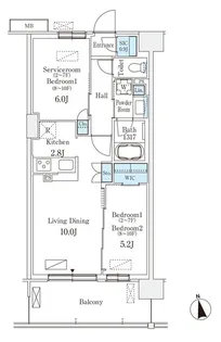 スカイグランデ津田沼【5階】の間取り