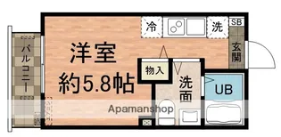 1Rの間取り画像