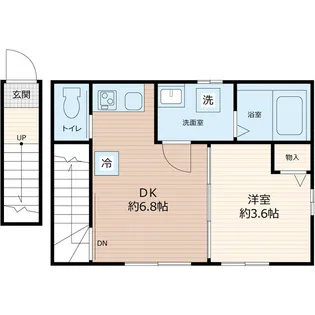 ベレガンス船橋【2階】の間取り