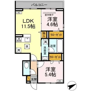 NUEVA VIDA(ヌエバ ビダ)【1階】の間取り