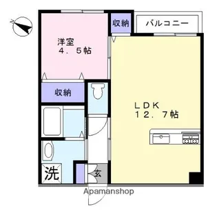 SONORA滝不動【2階】の間取り