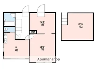 ウィリストン【2階】の間取り