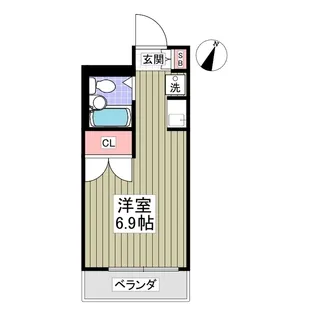 リエス習志野台【4階】の間取り