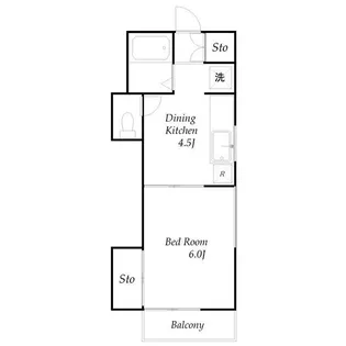 千葉県船橋市馬込西1丁目【アパート】の間取り