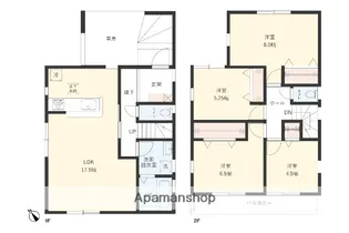 千葉県船橋市田喜野井3丁目【一戸建】の間取り