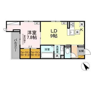 CRADLE(クレイドル)【1階】の間取り