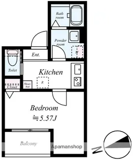 GRADUS三咲【3階】の間取り