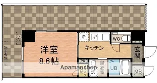 FRONTON SOUTH BUILDING【7階】の間取り