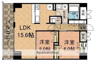 FRONTON SOUTH BUILDING【8階】の間取り