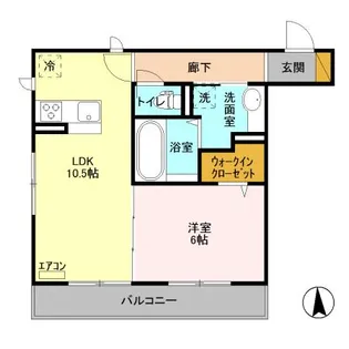 アイビーコートT【2階】の間取り