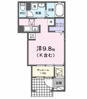 グラシオッソ【1階】の間取り