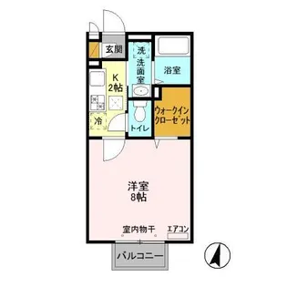 ベルハイム【1階】の間取り