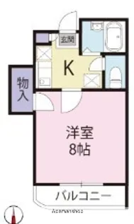 第6藤ビル【2階】の間取り