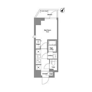 BPRレジデンス行徳【1階】の間取り