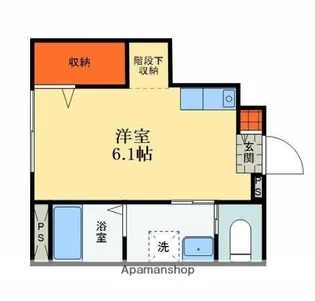 青空とそよ風のフィオーレ【102号室】の間取り