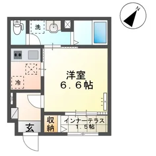 ハイムフェリクス【1階】の間取り