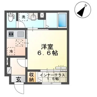 ハイムフェリクス【1階】の間取り