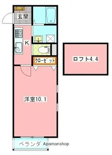 ベクヴェーム【2階】の間取り