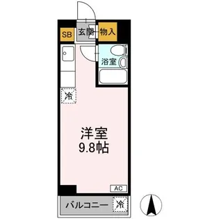 TOビル53【402号室】の間取り