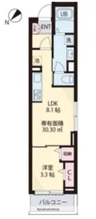 DーHARMONY【2階】の間取り