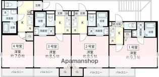 NEXUS Ⅰ【3階】の間取り