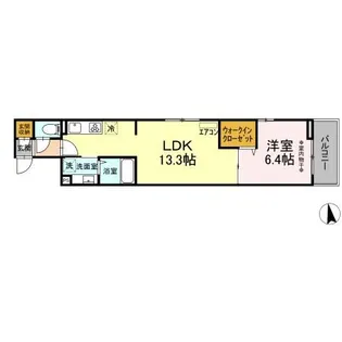 メゾンフォレスト.M【2階】の間取り