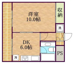 グリーン早稲田【9階】の間取り