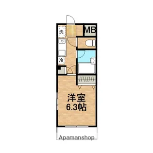 ジュネス・アイカワ【301号室】の間取り