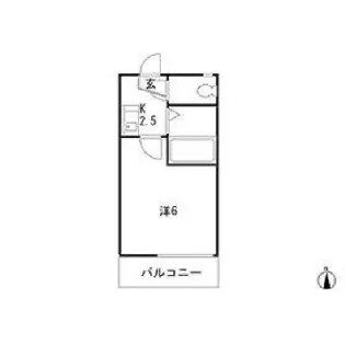 フォレスト弐番館【1階】の間取り