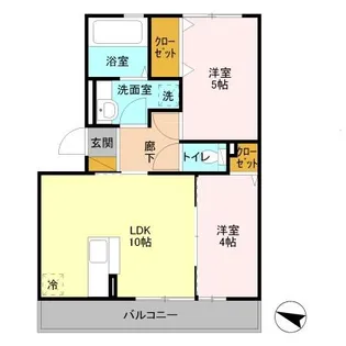 グランドゥールヒル Ⅱ【2階】の間取り