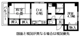 行徳倶楽部【0503号室】の間取り