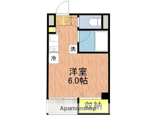 ベルクレール拾伍番館【3階】の間取り