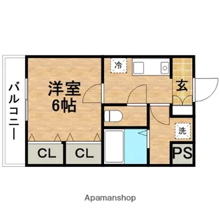 サン・ルピナス【3階】の間取り