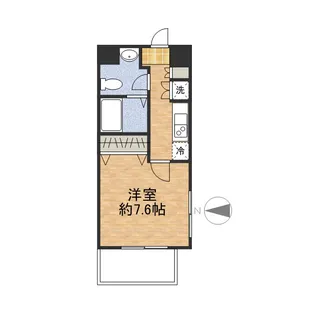 HUMANハイム船橋【6階】の間取り