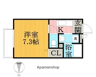 ル・プレジール【1階】の間取り