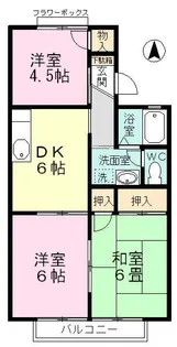 メゾンベール A【2階】の間取り
