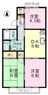 メゾンベール A【2階】の間取り