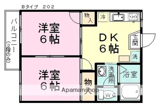 オレンジハウス【2階】の間取り