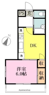 千葉県八千代市八千代台東1丁目【マンション】の間取り