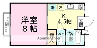 カレッジメント習志野B【1階】の間取り