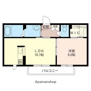 グラシューⅡ【2階】の間取り